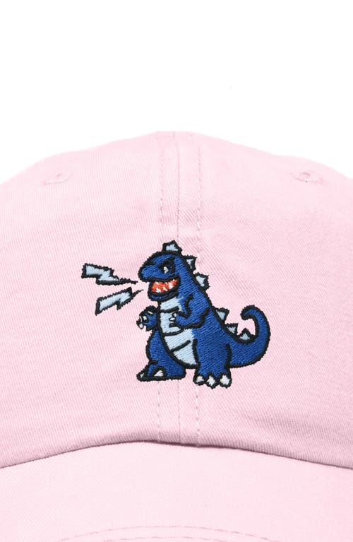 Dalix Big Lizard Cap In Washed Pink