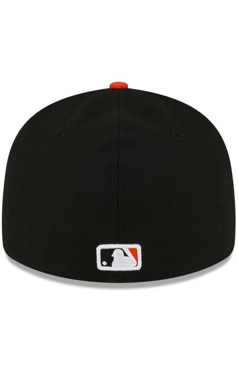 New Era Men's New Era White/Orange Baltimore Orioles 2024 MLB Postseason Side Patch Low Profile 59FIFTY Fitted Hat, Alternate, color, 