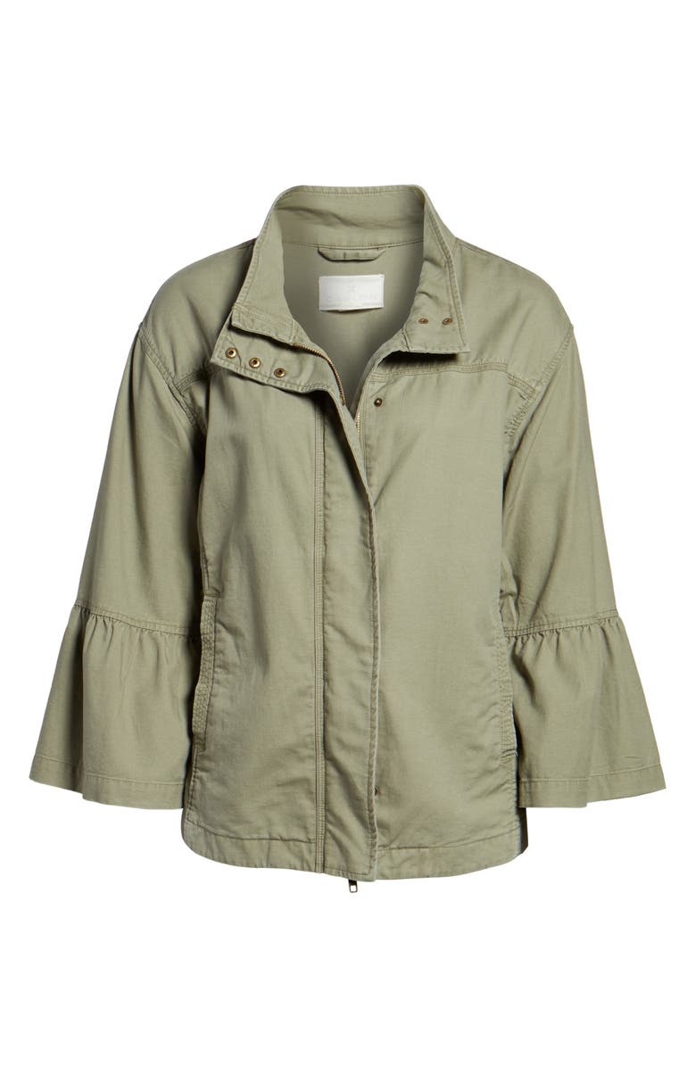 Caslon<sup>®</sup> Flare Sleeve Utility Jacket, Alternate, color,