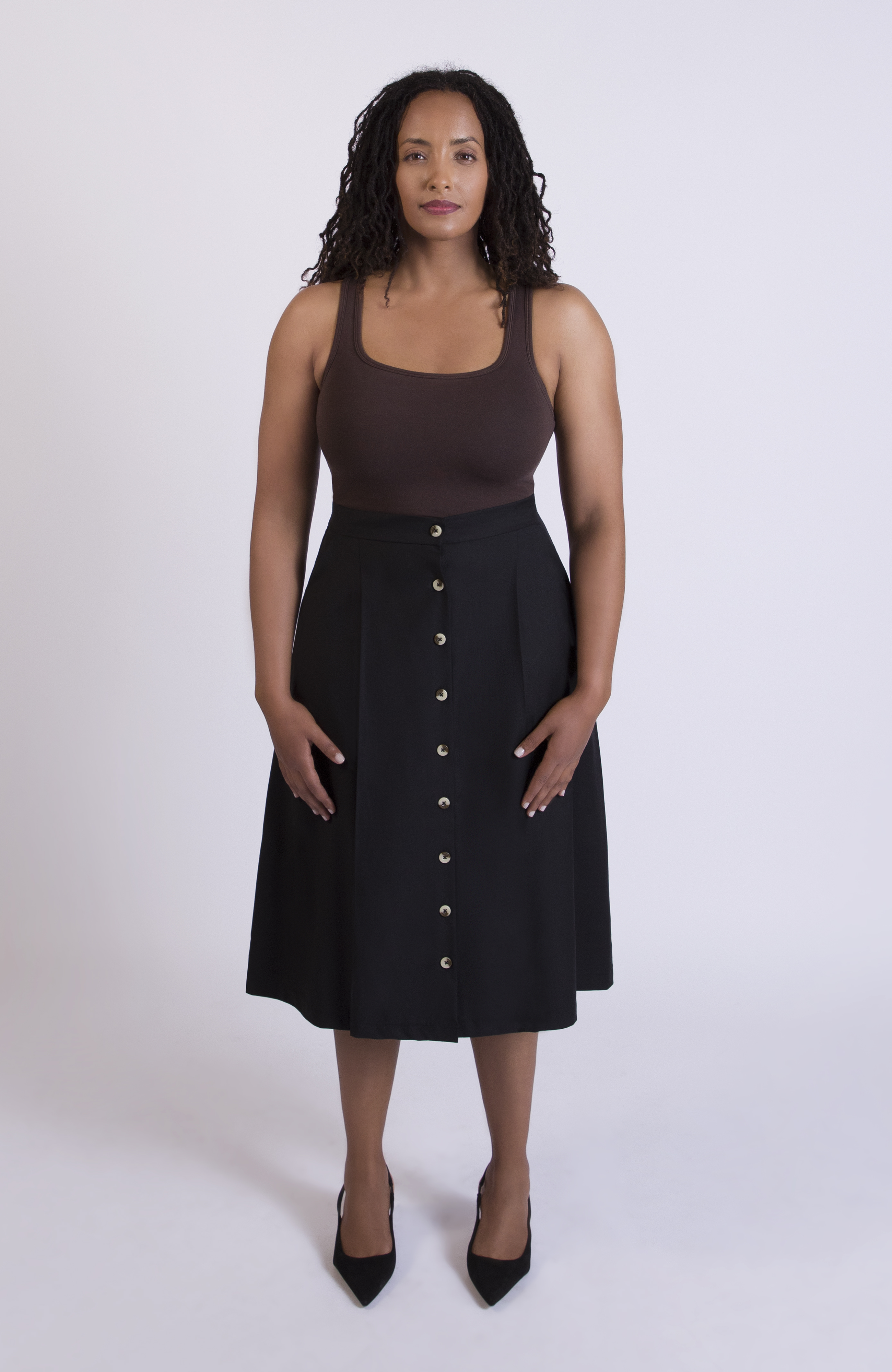 The Wool Midi Skirt - image 2