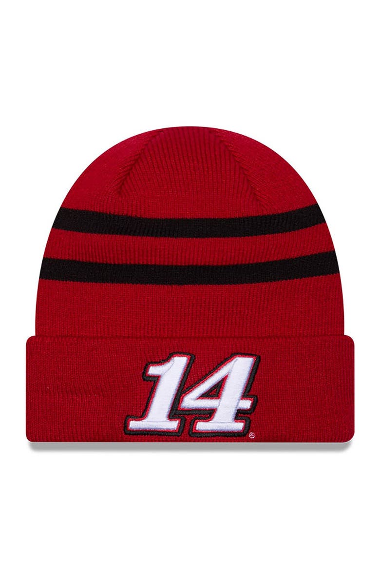 Men's New Era  Red/Black Chase Briscoe Cuffed Knit Hat, Main, color, Red