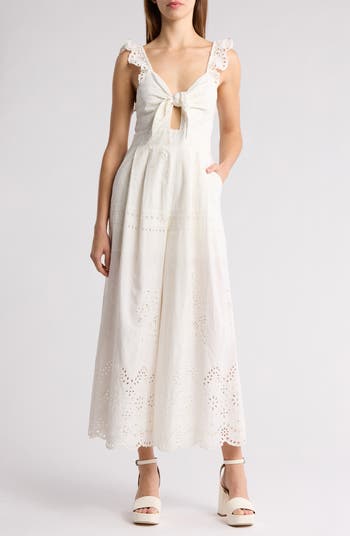 Alice + Olivia Rosina Eyelet Cutout Jumpsuit | Nordstromrack