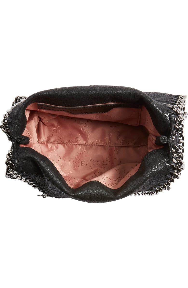 Stella McCartney 'Mini Falabella' Fringe Faux Leather Tote, Alternate, color,