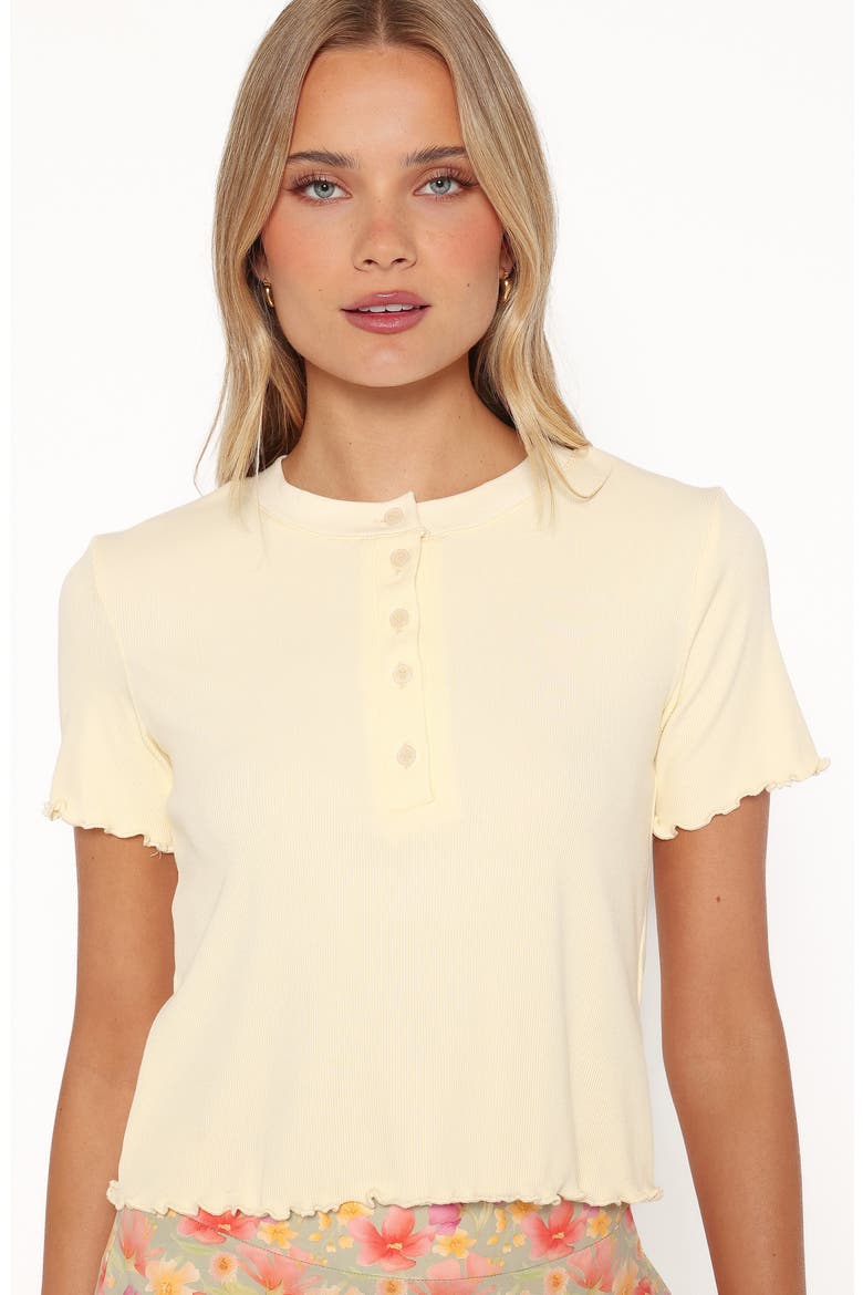 Walsh Henley Knit Top, Alternate, color, BUTTER YELLOW