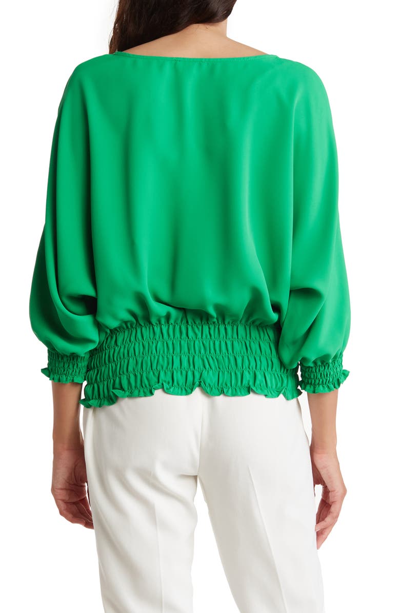 Vince Camuto Smocked Waist Blouse, Alternate, color,