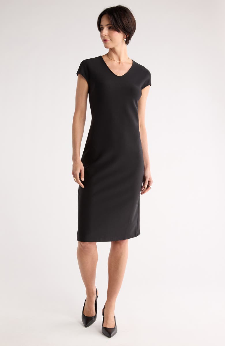 NORDSTROM RACK V-Neck Shift Dress, Main, color, 