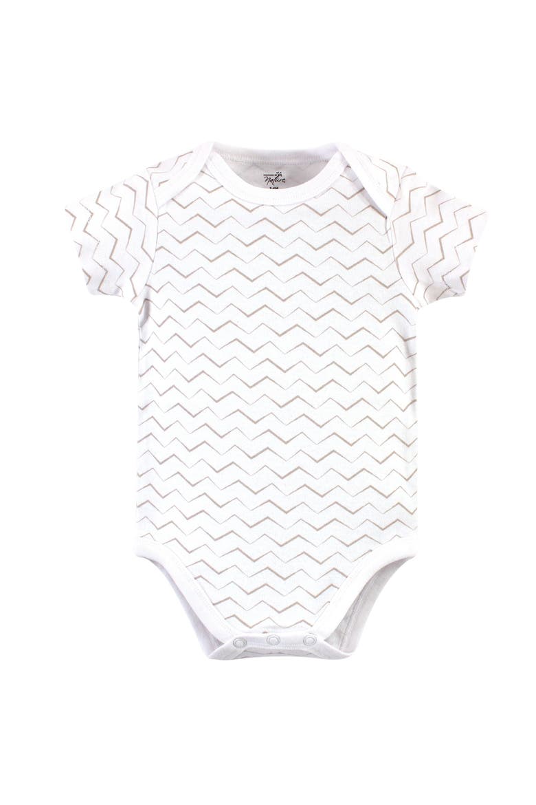 Organic Cotton Bodysuits, Alternate, color, Marching Elephant