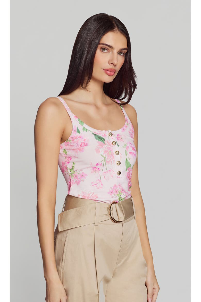 Molly Floral Jersey Tank Top, Alternate, color, Pink Petal Dream