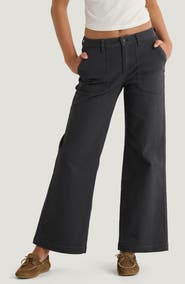 Free Fly Wide Leg Stretch Cotton Pants