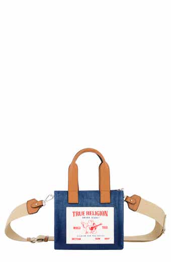 True Religion Brand Jeans Mini Denim Tote Bag