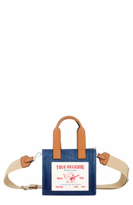 True Religion Brand Jeans Mini Denim Tote Bag