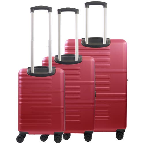 American Dreamliner 3-piece Hardside Luggage Set 22.5", 26.5", 30" In Red