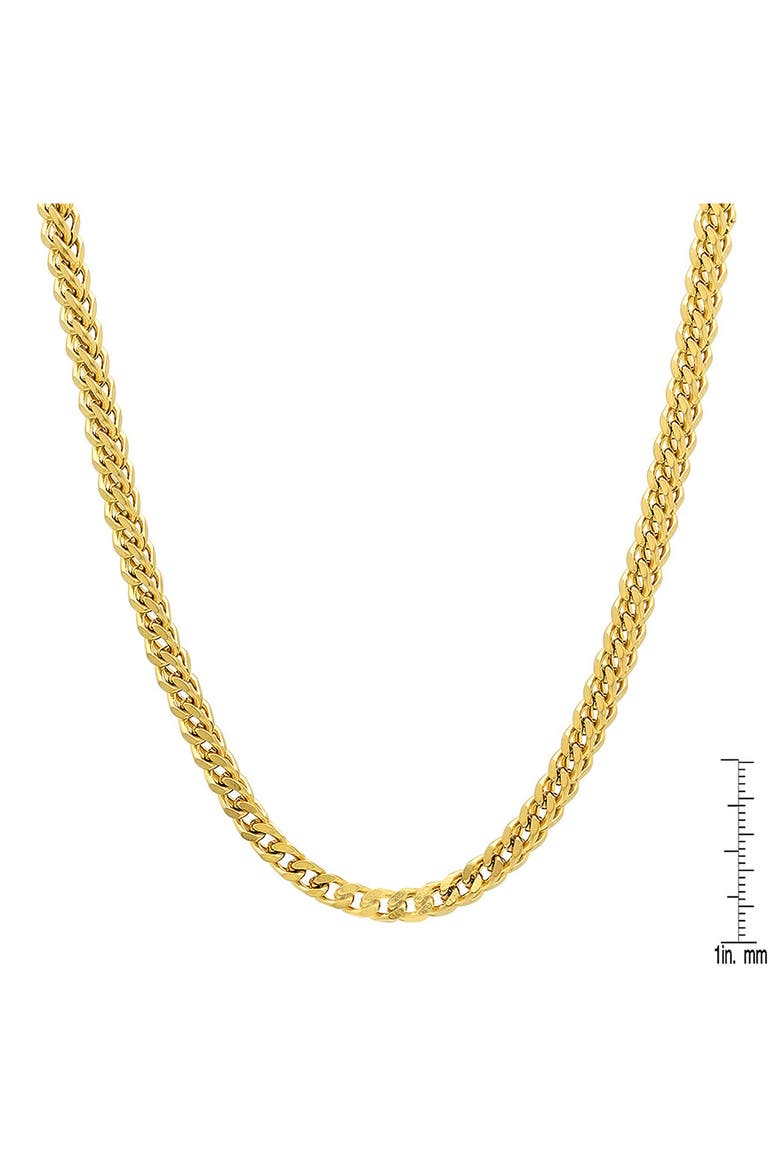 Men's 18K Gold Plate Chain Necklace, Alternate, color, GOLD