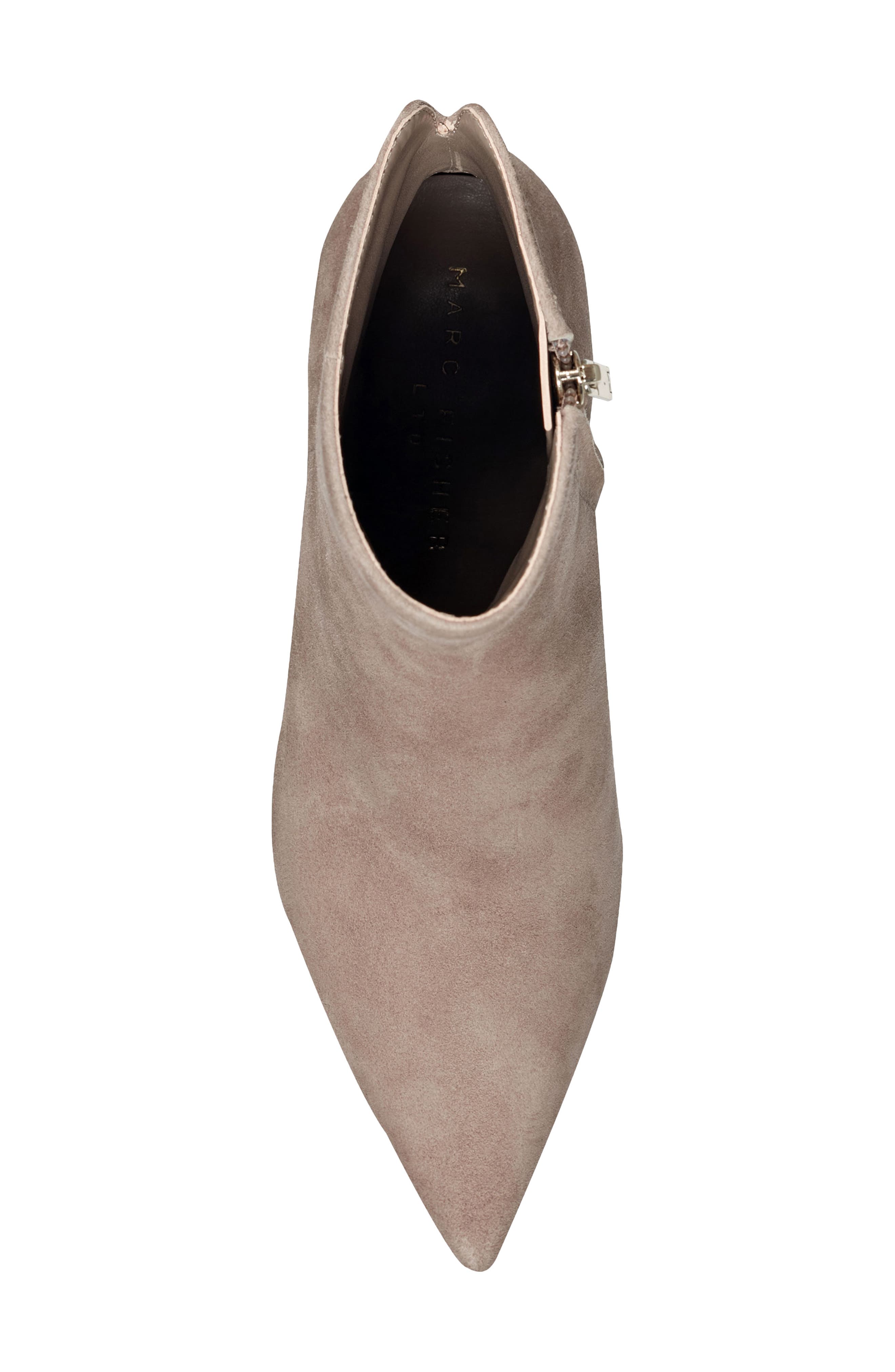 Mavey Pointed Toe Bootie, Alternate, color, TAUPE