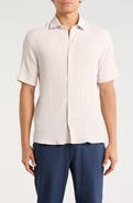 Robert Barakett Homer Short Sleeve Button-Up Shirt