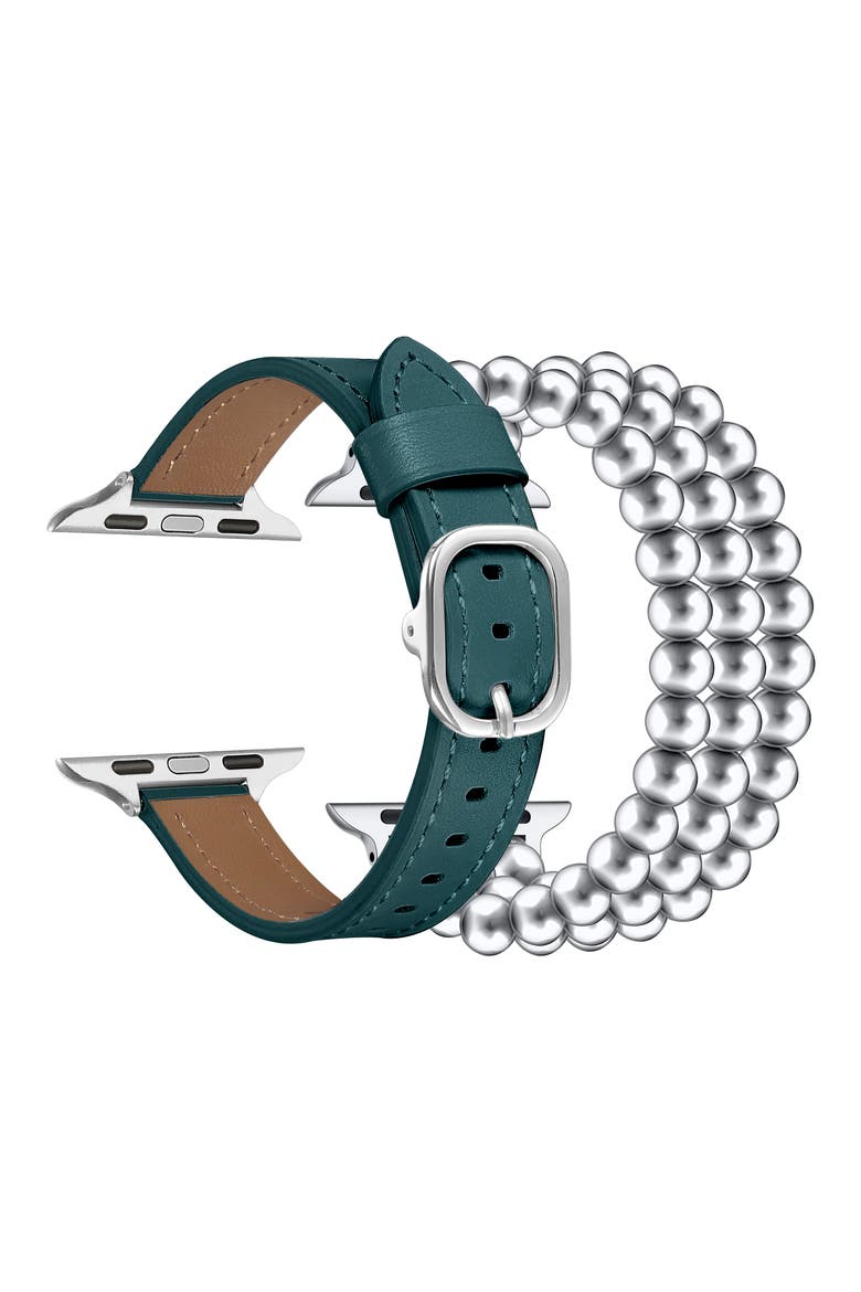 Nova Carmen 2-Pack Apple Watch® Watchbands, Alternate, color, TEAL ASSORTED