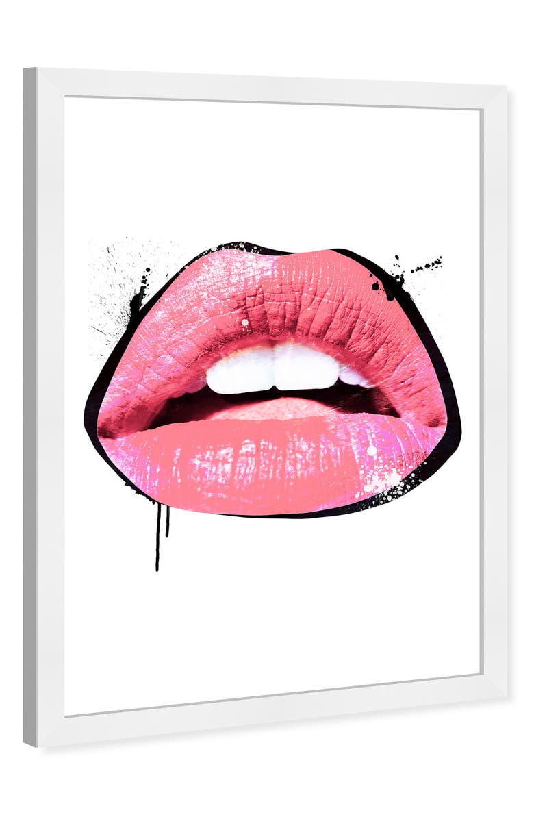 Wynwood Studio WYNWOOD Rad Lips Pink Fashion and Glamour Wall Art - 13"x19", Alternate, color, Pink