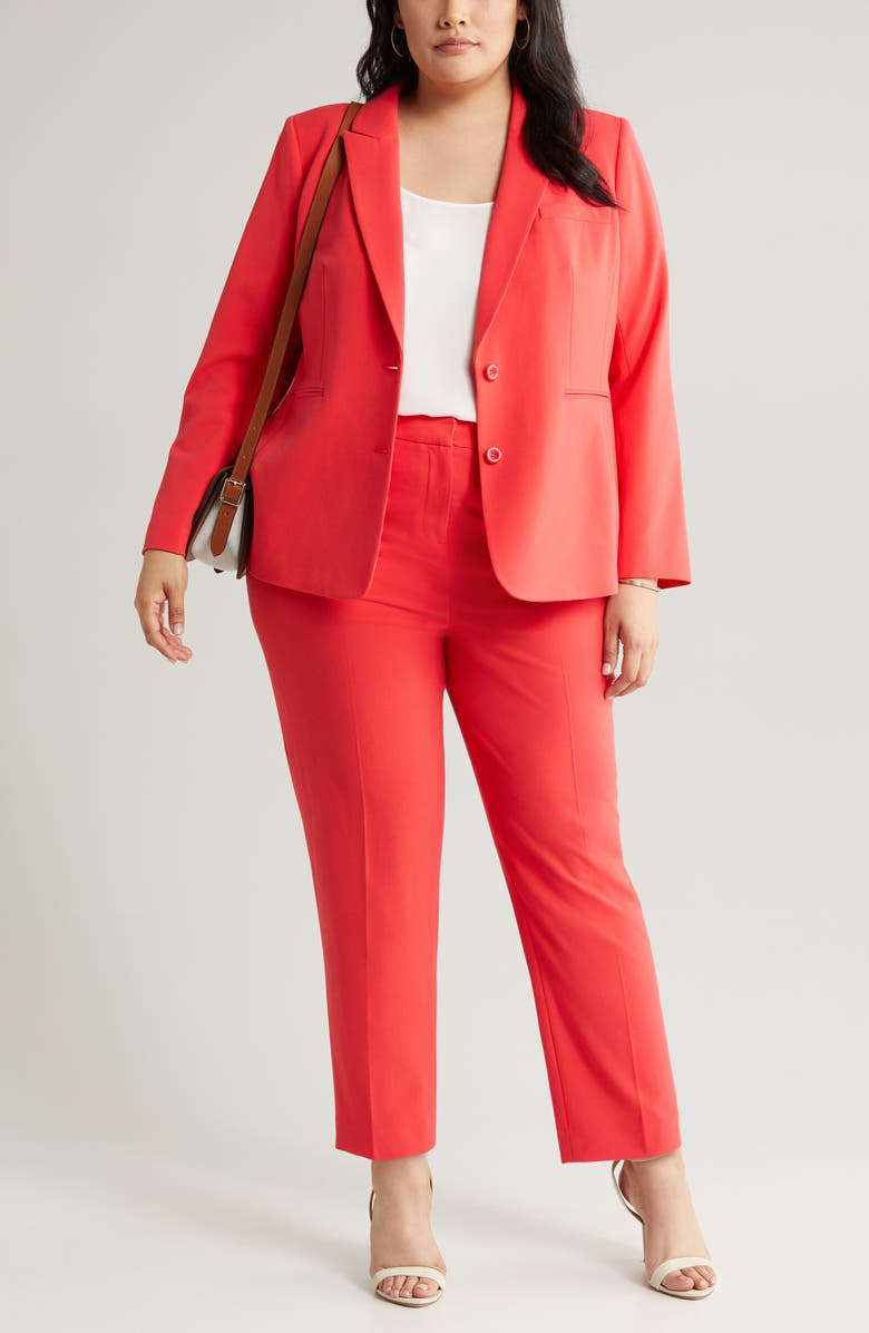 Tahari ASL Classic Pants, Main, color, Grenadine