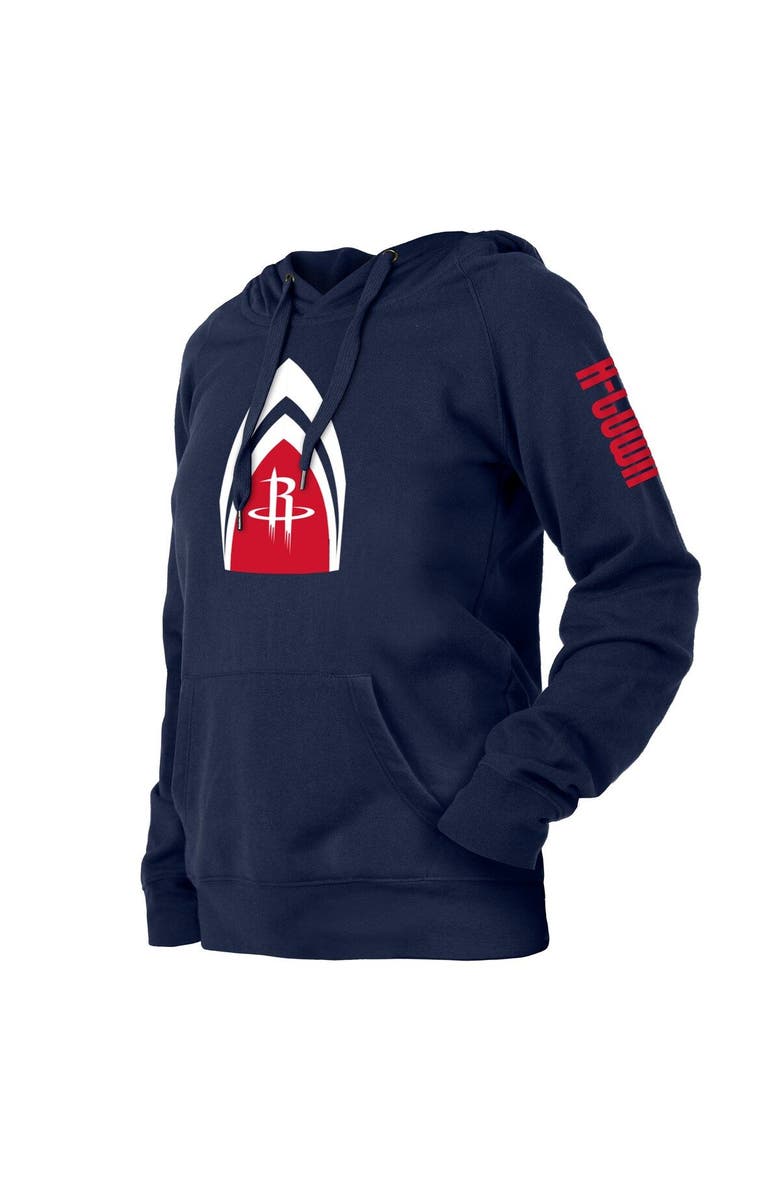 New Era Women's New Era Navy Houston Rockets 2021/22 City Edition Pullover Hoodie, Alternate, color,