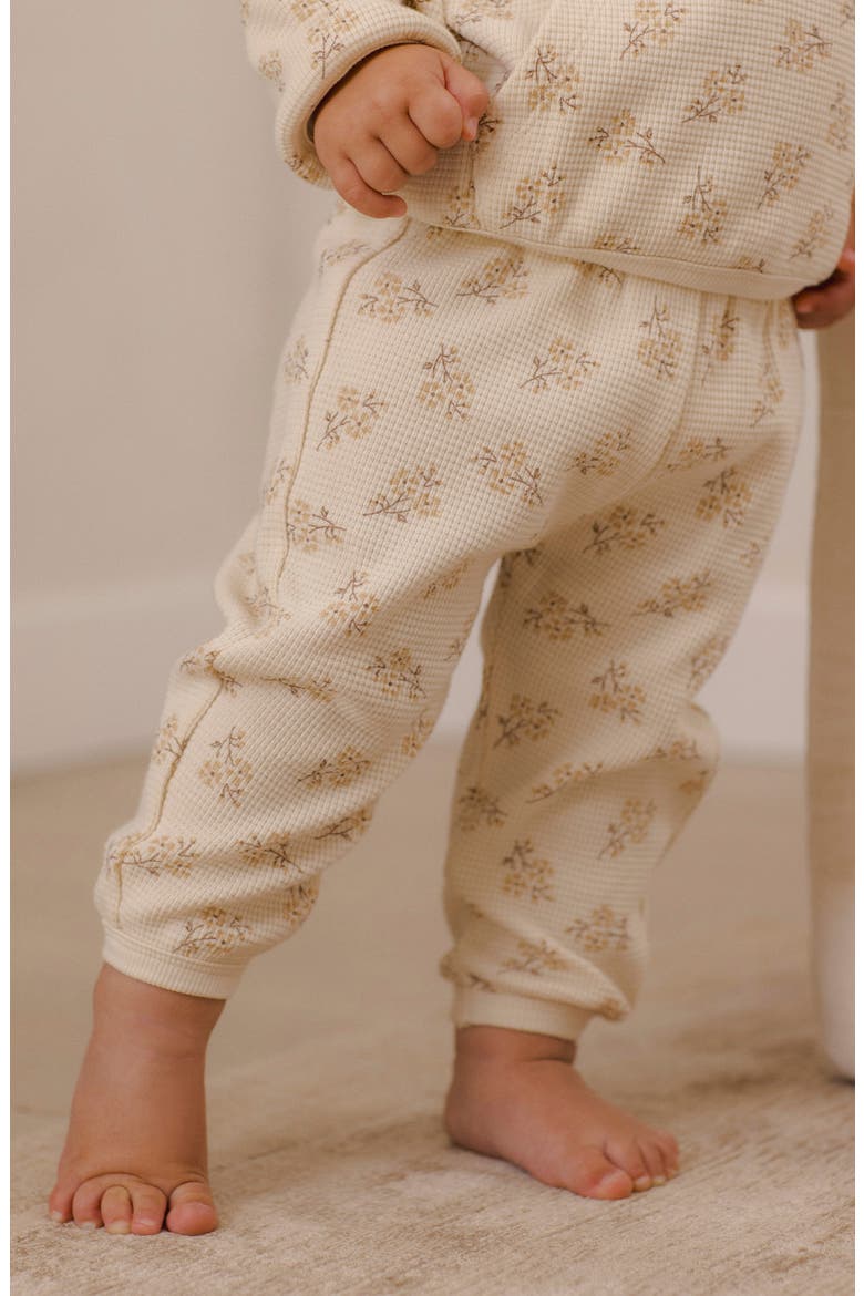 Kids' Waffle Slouch Set, Alternate, color, NATURAL