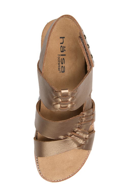 Halsa Footwear Hälsa Footwear Bella Slingback Sandal In Bronze
