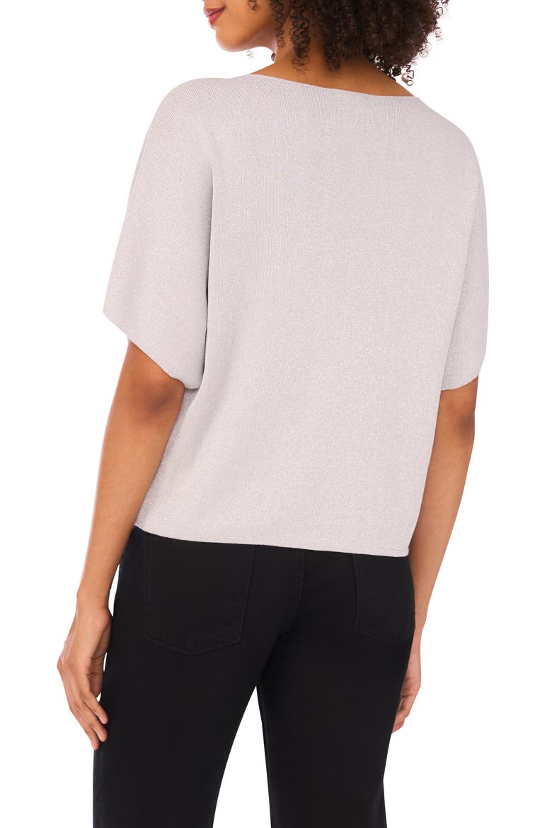 Shine Dolman Sleeve Sweater, Alternate, color, GREY NIGHT SILVER