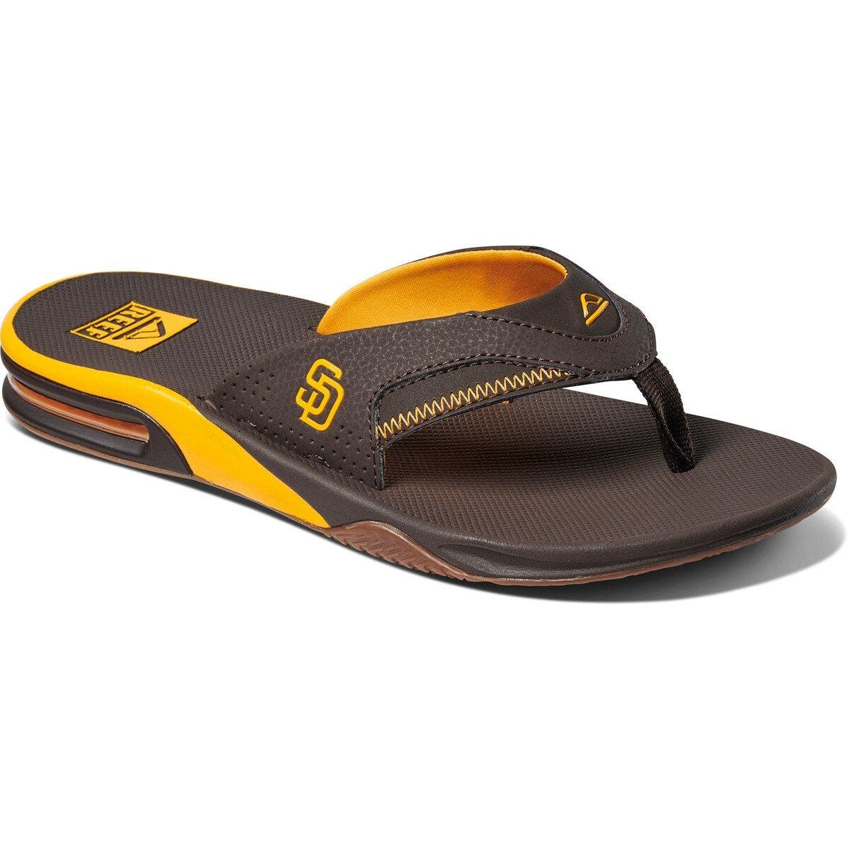 Reef Men's REEF San Diego Padres Fanning Bottle Opener Sandals, Main, color, 