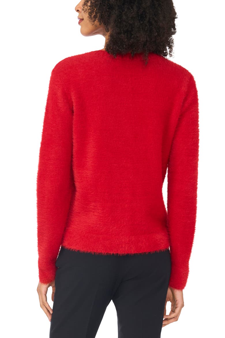 Eyelash Cardigan, Alternate, color, EQUESTRIAN RED