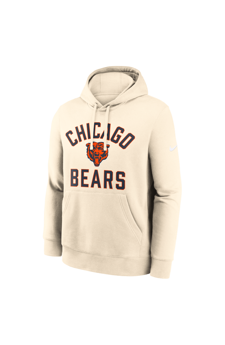 Nike Men's Nike Cream Chicago Bears Club Hoodie, Alternate, color, Cream