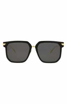 Bottega Veneta 57mm Square Sunglasses