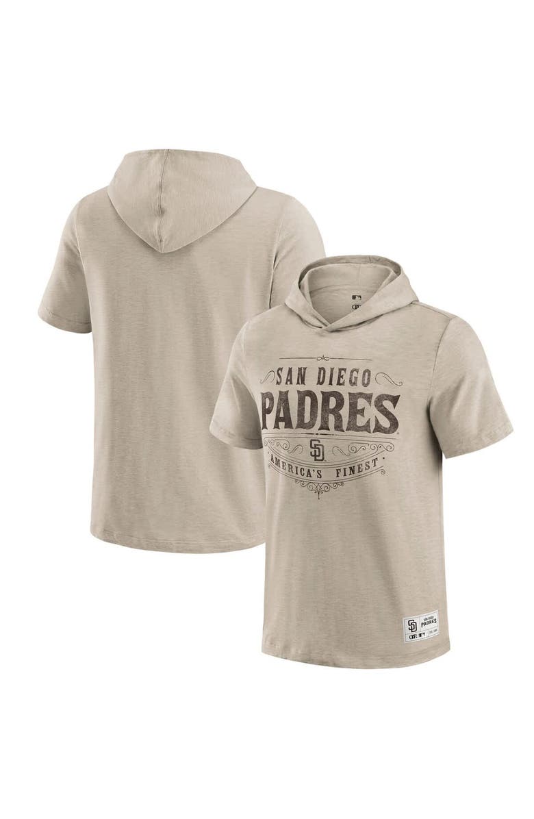 Darius Rucker Collection by Fanatics Men's Darius Rucker Collection by Fanatics  Tan San Diego Padres Hooded T-Shirt, Main, color, Tan