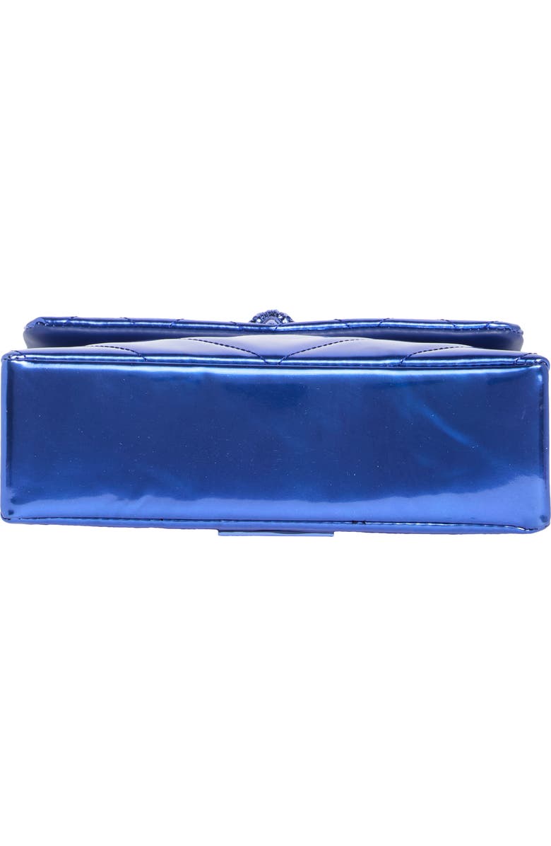 Kurt Geiger London Medium Kensington Metallic Convertible Shoulder Bag, Alternate, color, Blue