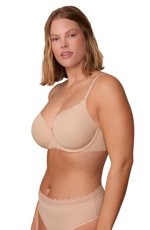 Harper Wilde Base Lace T-shirt Bra In Neutral