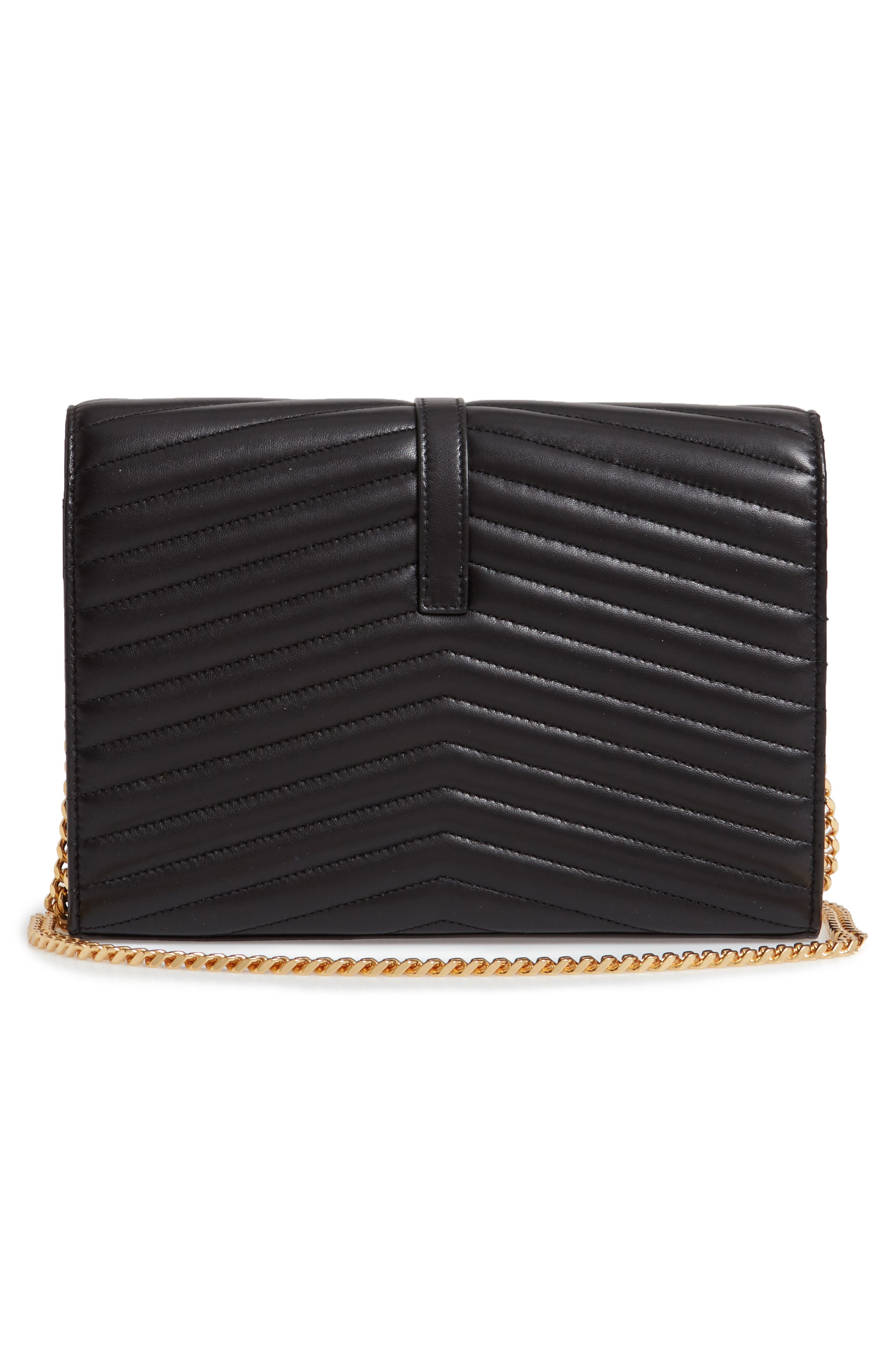 Sulpice Leather Crossbody Wallet, Alternate, color, NOIR