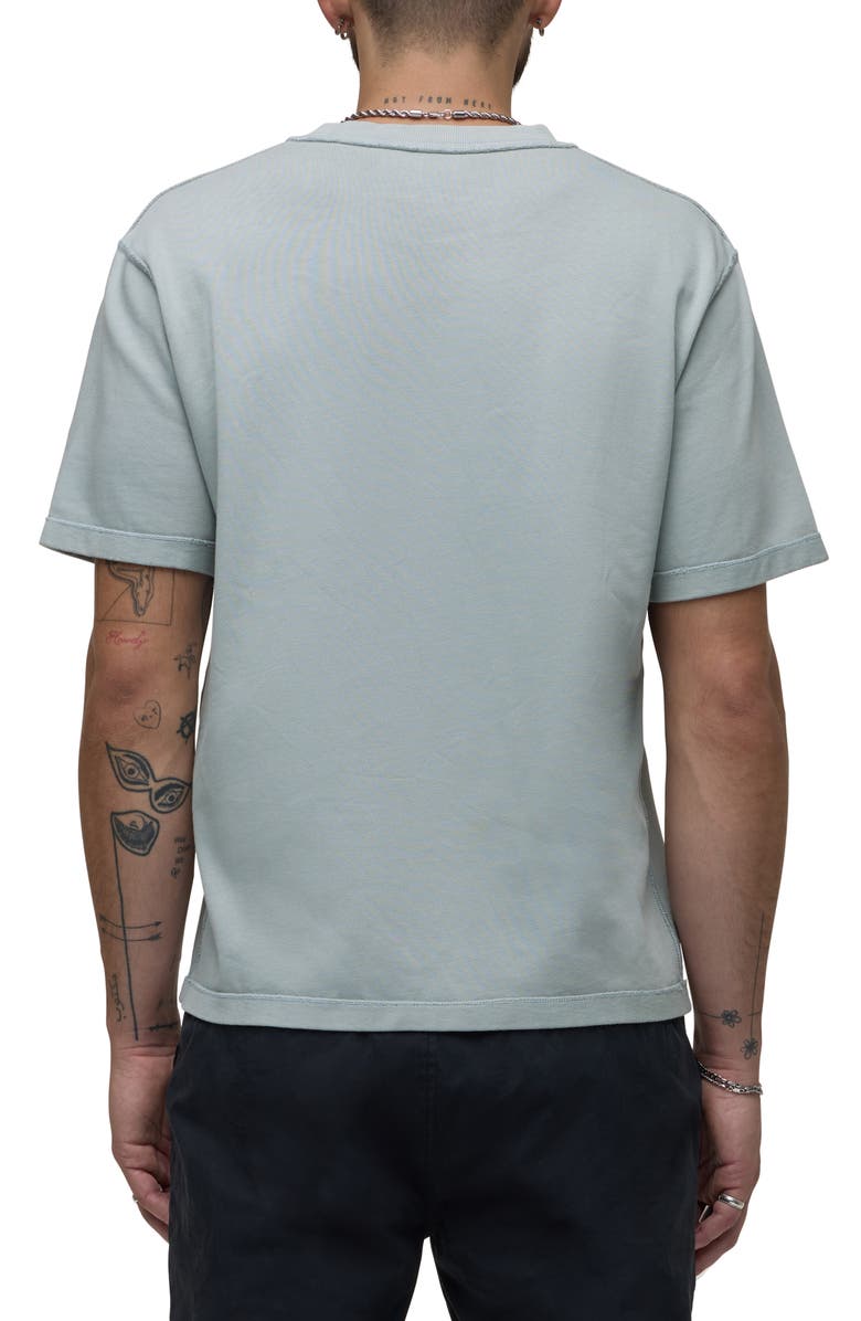 Hudson Jeans Heavyweight Cotton T-Shirt, Alternate, color, Delta