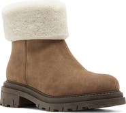 La Canadienne Dwayne Waterproof Genuine Shearling Cuff Bootie