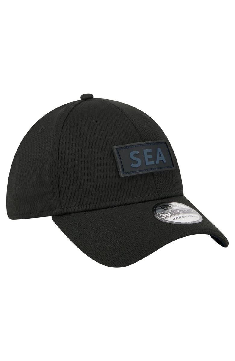 New Era Men's New Era  Black Seattle Seahawks Scoreboard 39THIRTY Flex Hat, Alternate, color, 