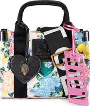 Kurt Geiger London Extra Small Southbank Floral Canvas Tote