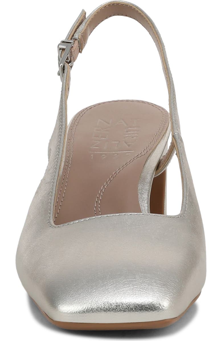 Naturalizer Carmen Slingback Pump, Alternate, color, Silver Sand