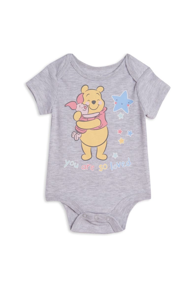 Hoodie Bodysuit & Pants Set, Alternate, color, Winnie the Pooh Multicolor