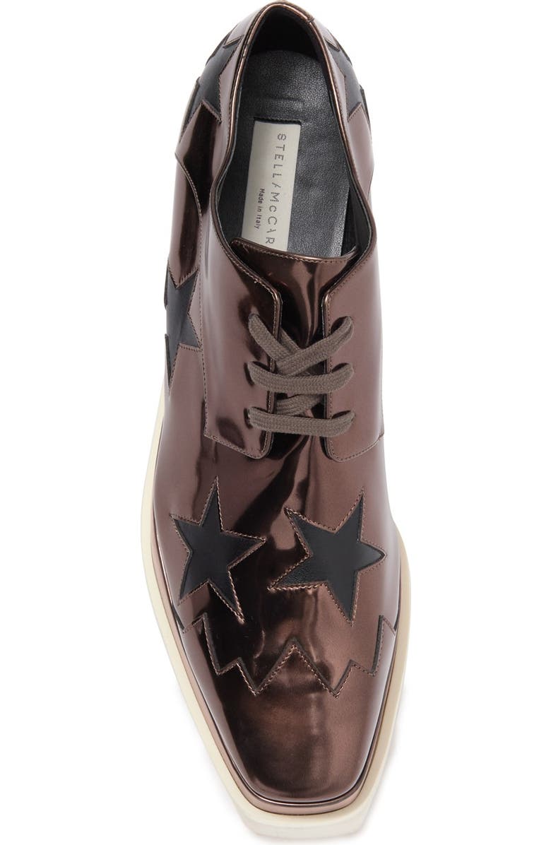 Stella McCartney Lace-Up Platform Derby Sneaker, Alternate, color,