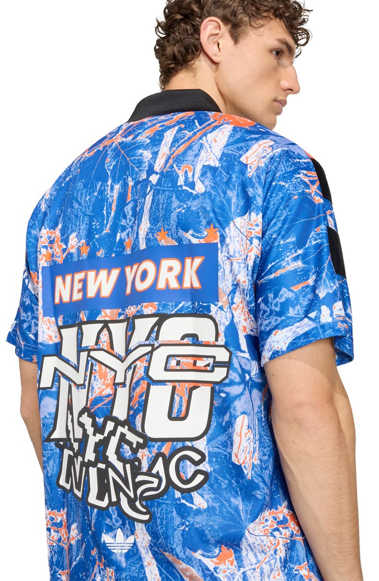 adidas FIFA World Cup 2026<sup>™</sup> New York Soccer Jersey, Alternate, color, Black/ Orange/ Royal