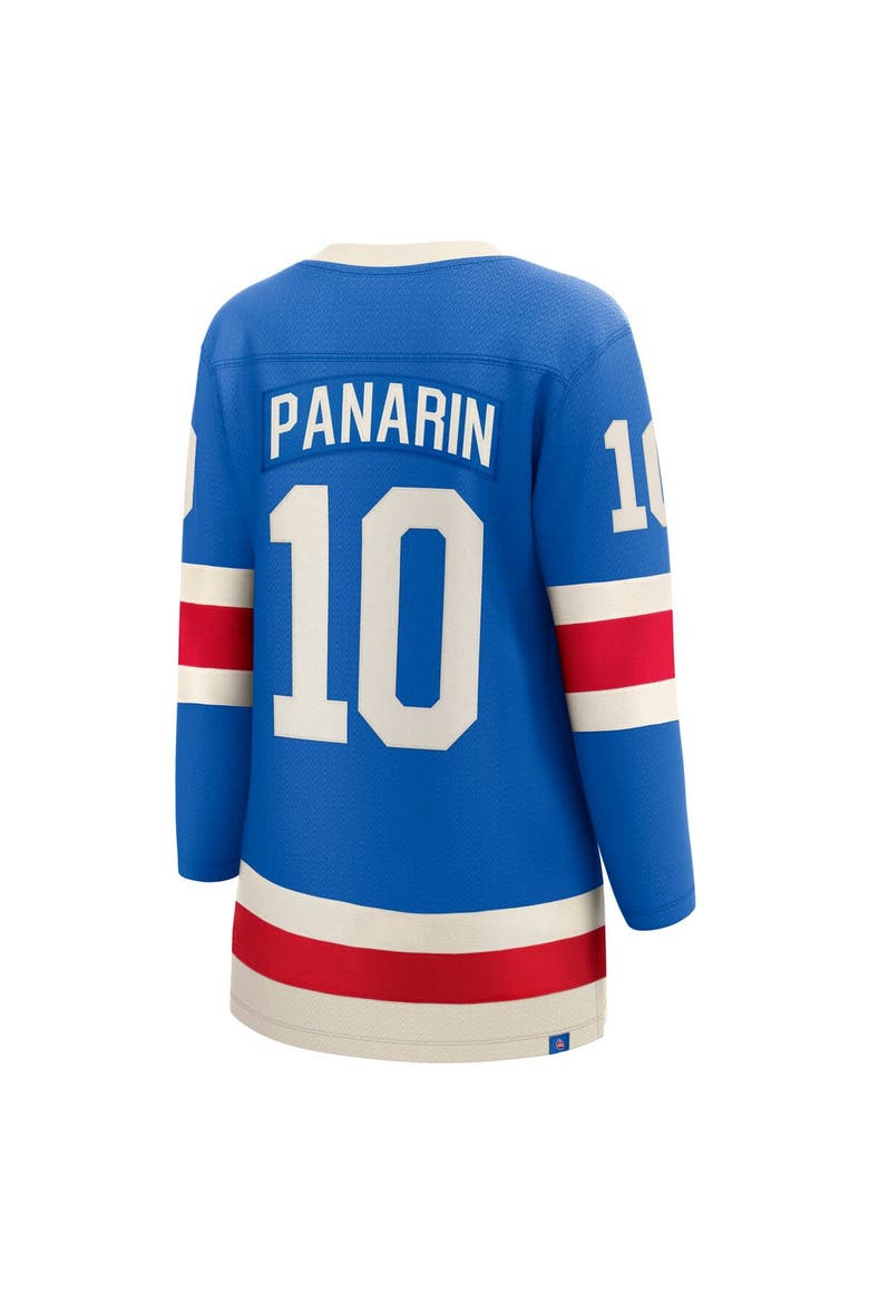 Women's Fanatics Artemi Panarin Blue New York Rangers Centennial Breakaway Jersey, Alternate, color, Blue