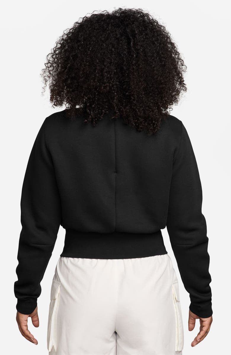 Nike Sportswear Tech Fleece Mock Neck Sweatshirt, Alternate, color, Black/ Black