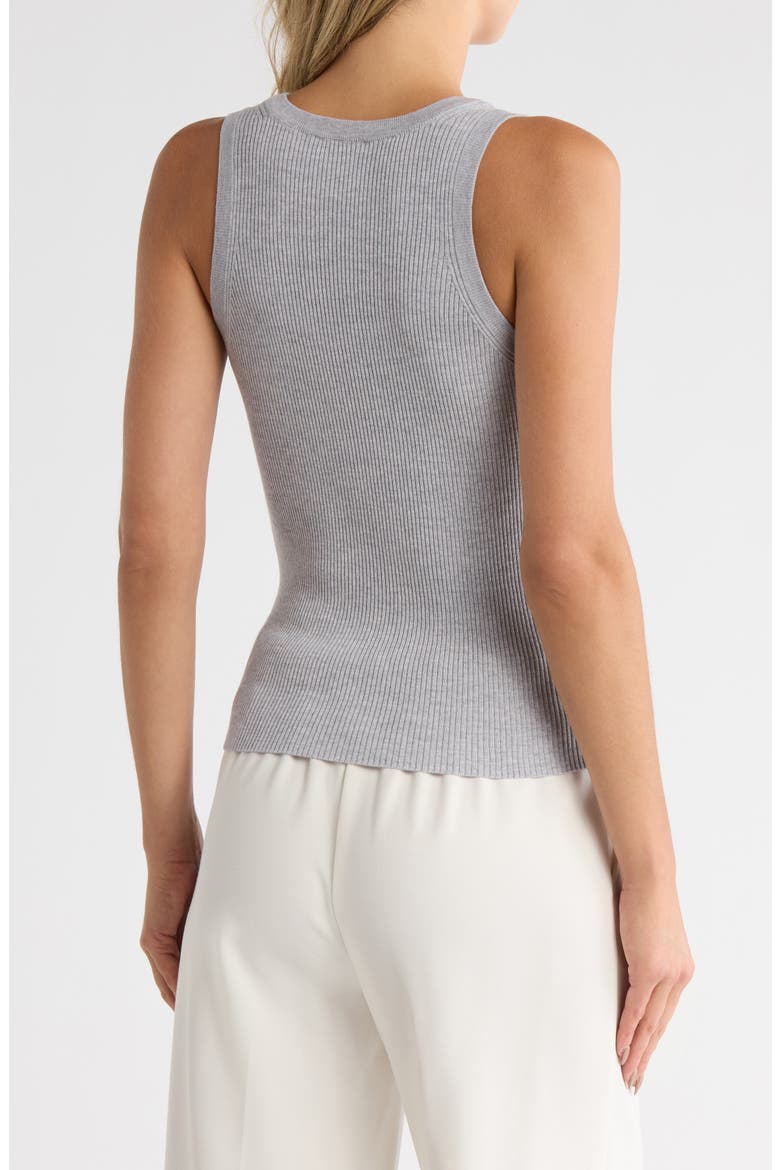Knit Merino Wool Tank, Alternate, color, LIGHT HEATHER GREY