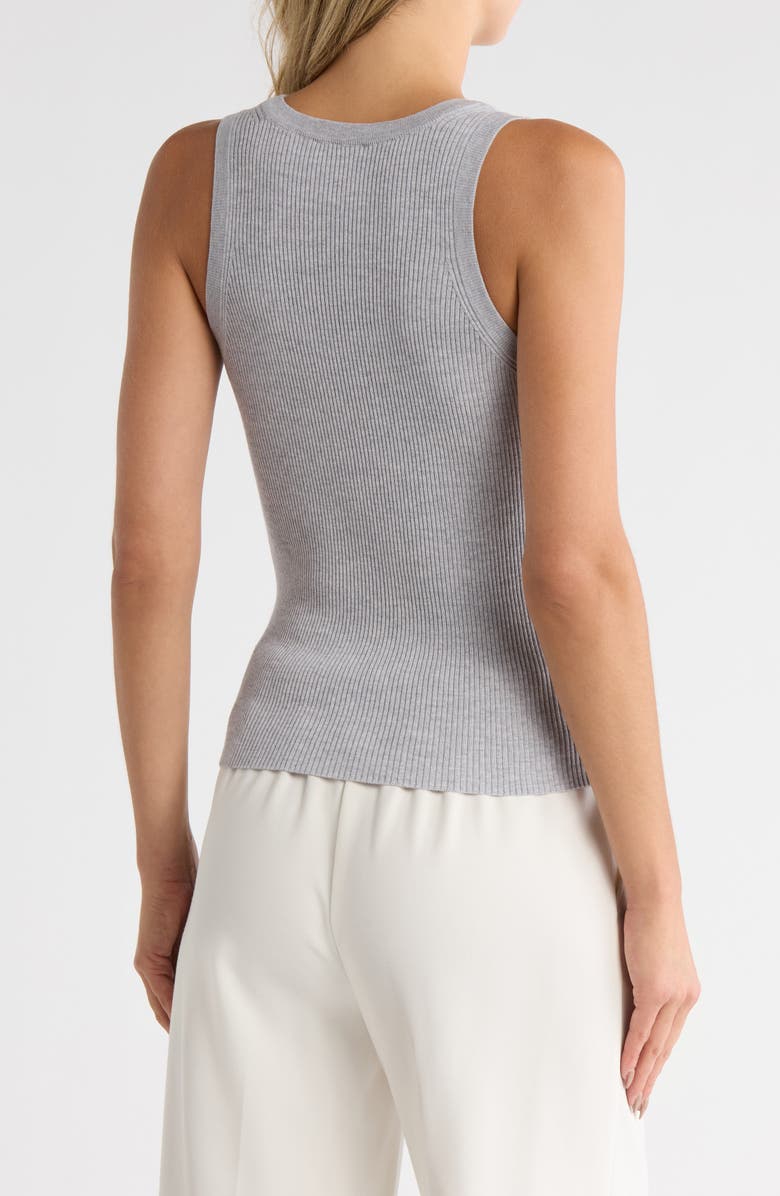 TWP Knit Merino Wool Tank, Alternate, color, Light Heather Grey