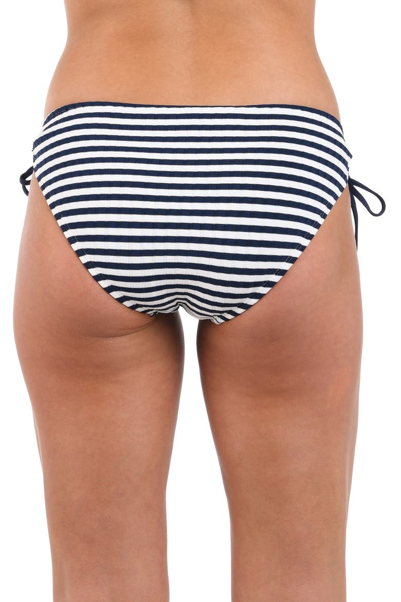 Sail Adjustable Loop Hipster Bikini Bottoms, Alternate, color, INDIGO