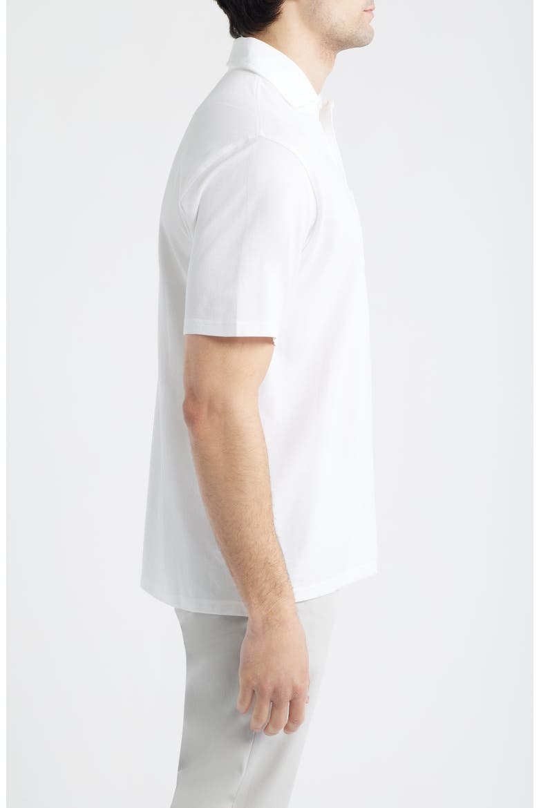 Everyday Piqué Pocket Polo, Alternate, color, WHITE