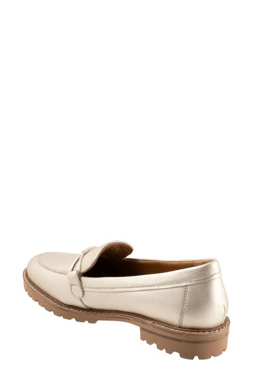 Trotters Fiora Loafer In Gold