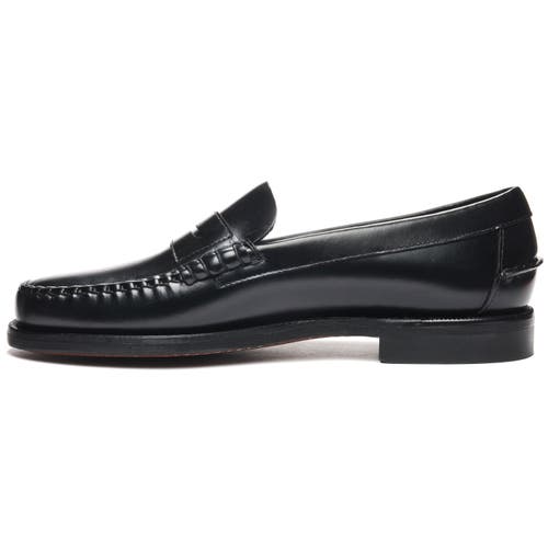 Sebago Man Loafers Burgundy Size 9 Soft Leather In Black